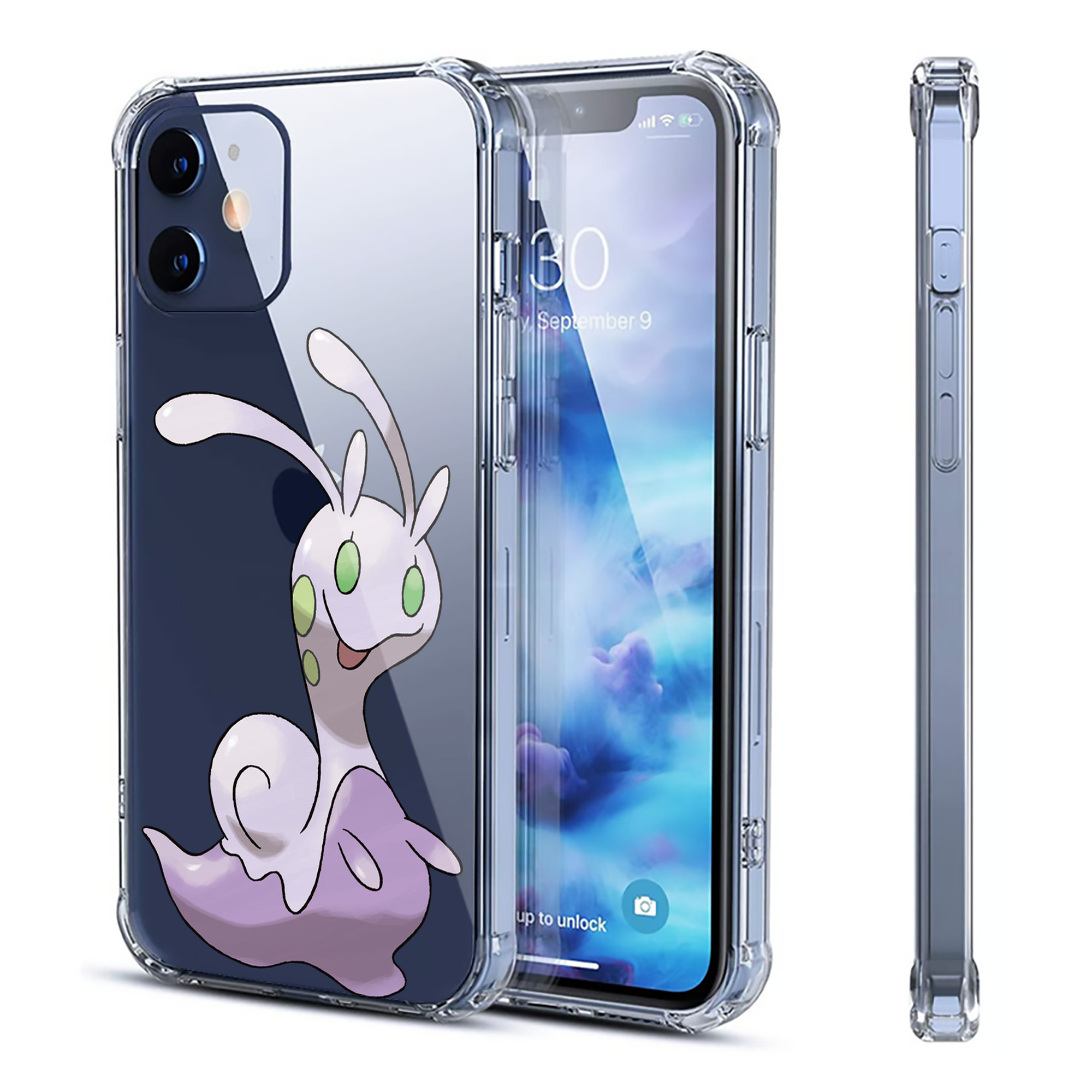 （画像用） ポケットモンスター Pokémon 【iPhone 12シリーズ対応】透明スマホケース（クリアソフトケース）